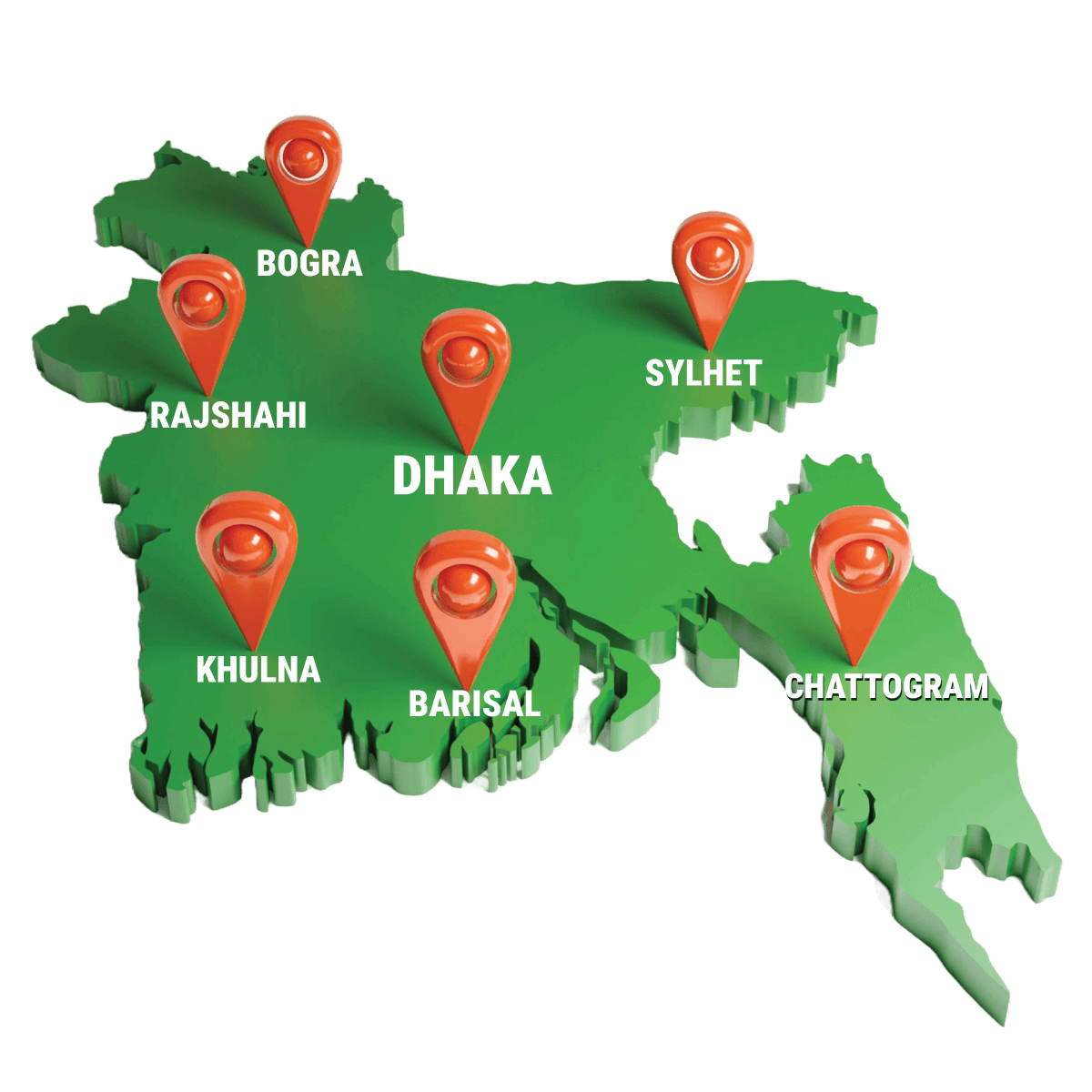 Ambulance coverage map